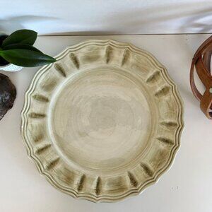 ARTE ITALICA sage green platter